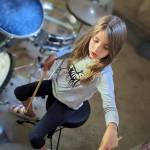 Krystle Furtwangler Photo
Ramona turned her tapping habit into a drumming hobby thanks to getting to borrow a kit from the instrument library. The fourth-grader started playing three years ago and now goes to drumming camp during the summer.