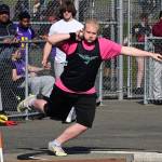 Junior Tehya Fiala-Garel had a throw of 47 feet, 5 3/4 inches to get second place at the District 3 championships and earn a spot at state. He also qualified in discus.