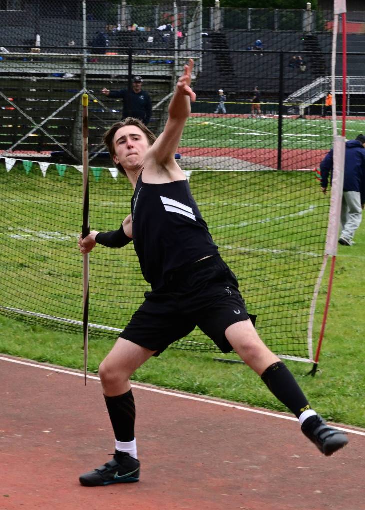 Junior Ben Williams qualified with a second place finish in javelin at the District 3 championships last week.