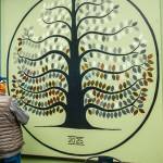 Kent Phelan Photo
The Senior Centers Giving Tree, located in its Memorial Garden, honors veterans, island businesses and community members with engraved leaves.