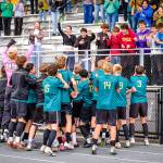 Dawn Stief Photo
The Vashon Pirates celebrate after winning the WIAA Class 1A boys soccer championship May 30 at Federal Way Memorial Stadium.