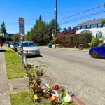 The stretch of Southwest Wildwood Place near the Fauntleroy ferry dock where Maridee Bonadea was fatally struck.