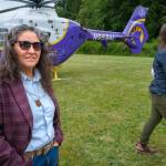 Terry Donnelly Photo
Public announcement of new heli pad at the Vashon airport