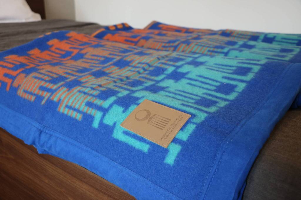 Scarlet Hansen Photo
Blankets in the treatment center are specially-designed by Eighth Generation.