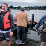 Terry Donnelly Photo
Jake Middling wins Vashons annual Fourth of July hydroplane race for the second year in a row, completing the course in 41:04.