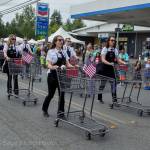 John Sage Photo
Members of the Thriftway Shopping Cart Drill Team roll through the 2023 Strawberry Festival parade.<ins>online only</ins>