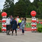 Kent Phelan Photo
Islanders arrive for the inaugural Foss Miller Memorial All-Comers Track Meet at Vashon High School.