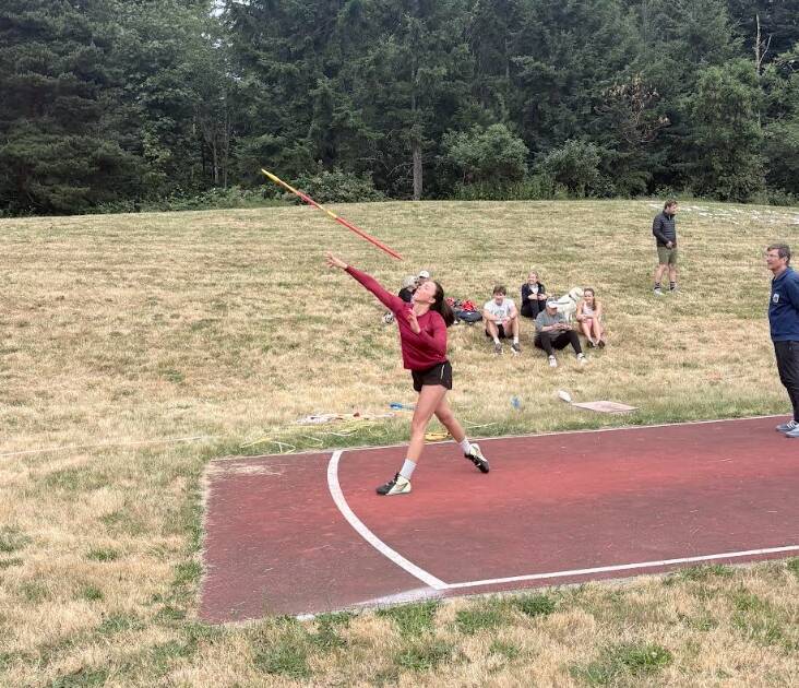 James Batey Photo
Foss daughter, Virginia Miller, at the track meet.
