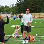 Kent Phelan Photo
James Batey, owner of Flostate Running, helped present the inaugural Foss Miller Memorial All-Comers Track Meet at Vashon High School.