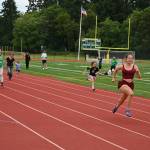 Kent Phelan Photos
Runners compete in the inaugural Foss Miller Memorial All-Comers Track Meet at Vashon High School.