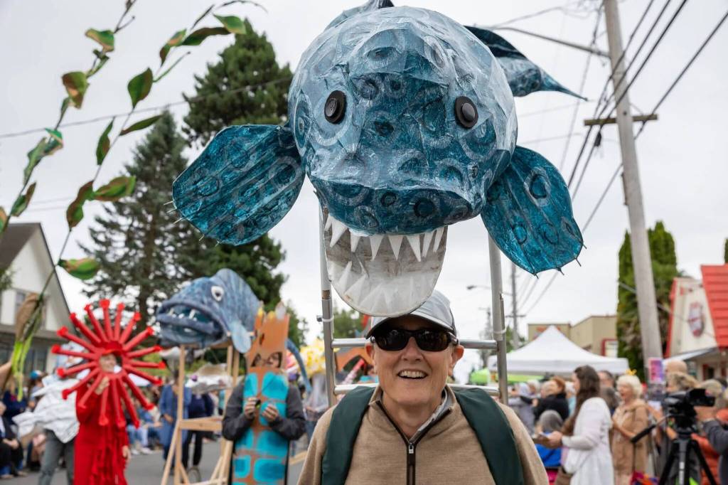 Alex Bruell Photo
Islanders wore marine-inspired costumes during last years Strawberry Festival.