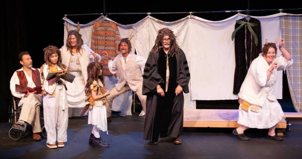 Michelle Bates Photo
Perfomers onstage during a production of Oscars Journey: The Fall and Rise of the Bird King.