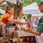 Kent Phelan Photo
A booth at the Vashon Island Farmers Market  organized by the Vashon Island Growers Association.
