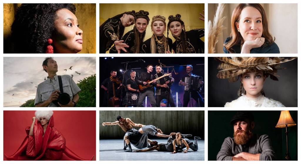 VCAs 2026-27 season includes evenings with (top, left to right) Lucibela, Yagody, Julia Quinn, (middle) Kiliii Yüyan; Skerryvore; Julie Fowlis, (bottom) Lady Blackbird, Whim Whim and Marc Boussard. <ins>(Courtesy Photos)</ins>