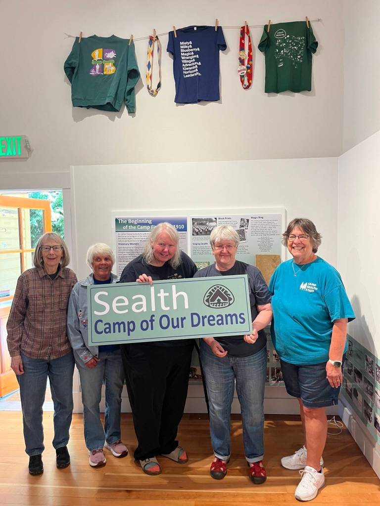 Photo Courtesy of the Vashon Heritage Museum
Sealth Camp of our Dreams is the Vashon Heritage Museums new exhibit.