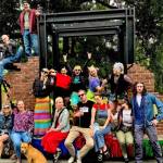 Courtesy Photo
Cast and crew of Rent staging for the Strawberry Festival parade.